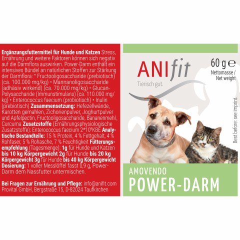 Hond Kat Accessories Voedingssupplementen Powerdarm 60g 1 Stuk -4- Anifit